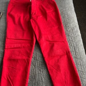 Red pants